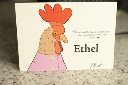 Chicken Family Art Cards (Signed)